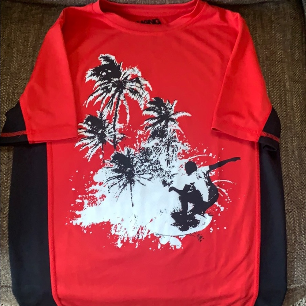 Boys swim rash guard